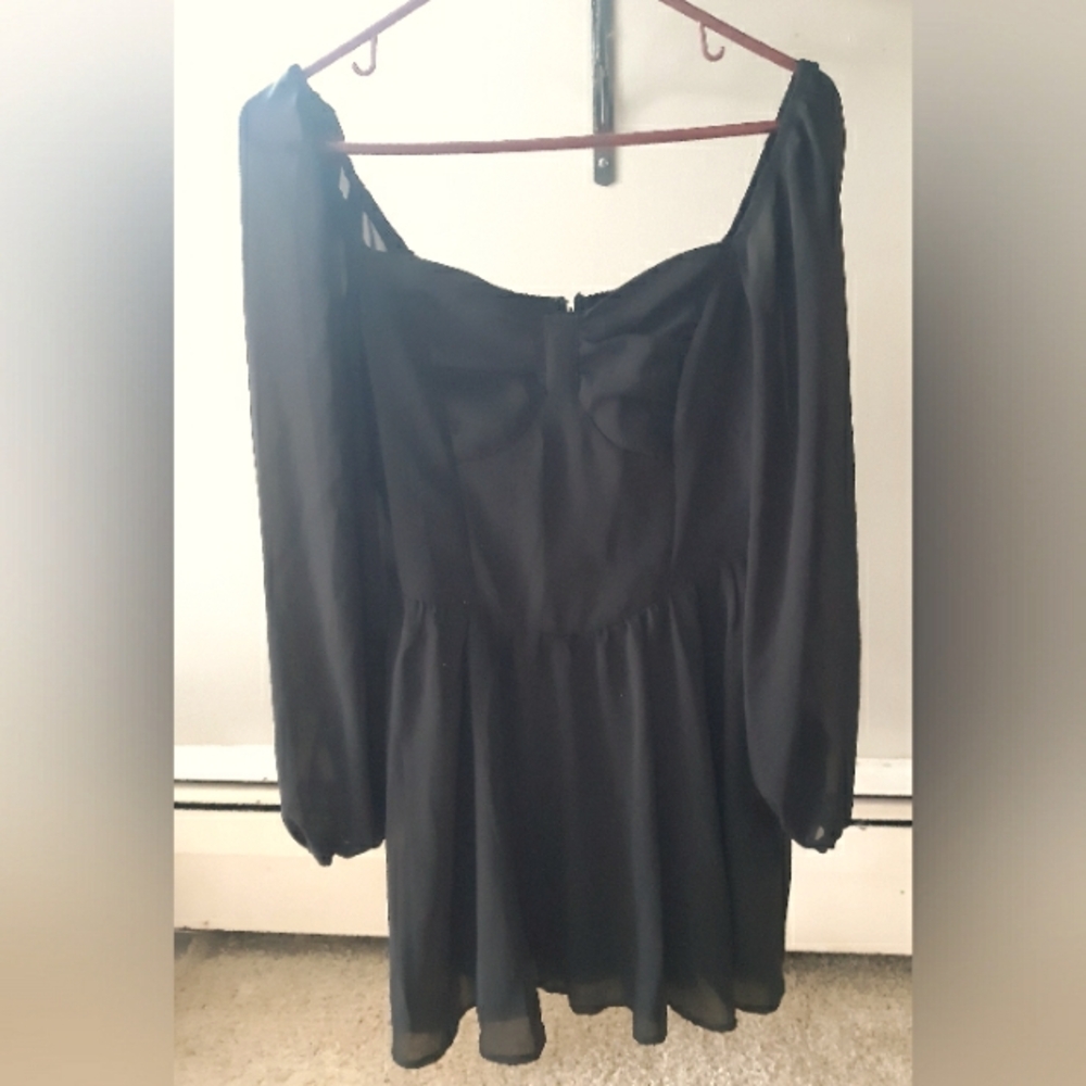 Shein Black Mini Dress